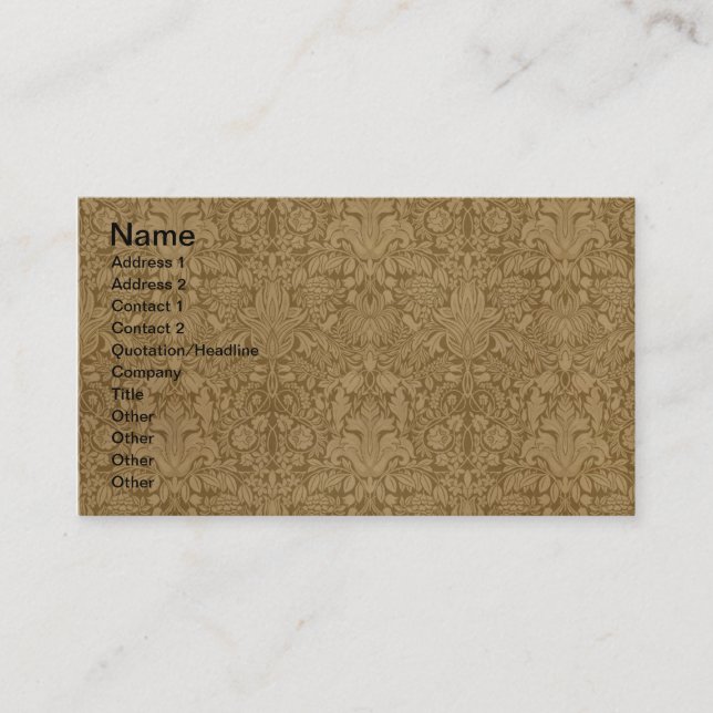 Western Buffalo Bill Vilda western Visitkort (Framsida)