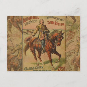 Western Buffalo Bill Vilda western Vykort