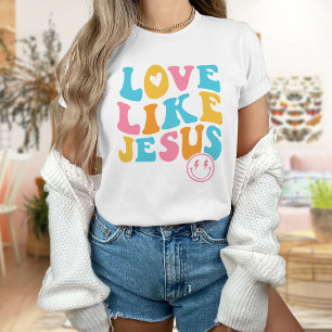 Western Christian Shirt, Kärlek som Jesus T-Shirt