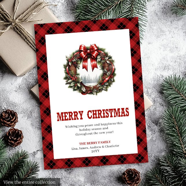 Western Christmas card cowboy country theme Julkort (Western Christmas card cowboy country theme

)