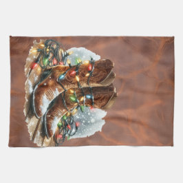 Western Christmas  Kökshandduk