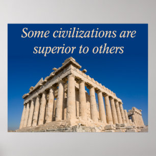 Western civilisation poster