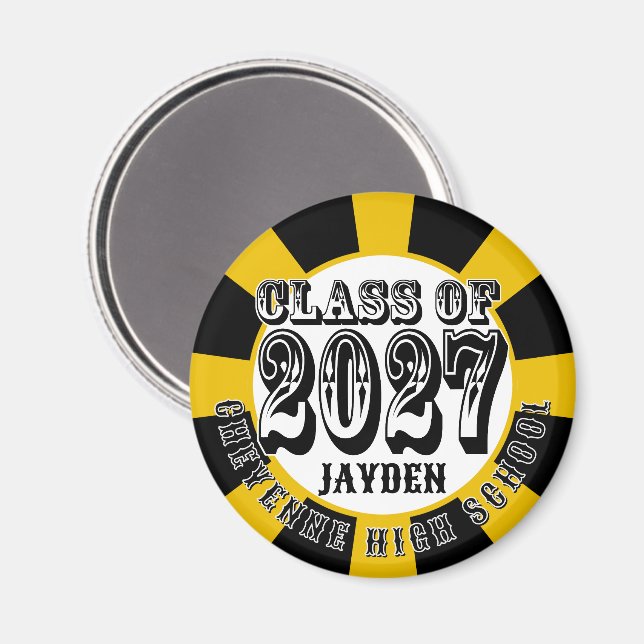 Western Class of 2027 Examen Magnet (Front/Back)