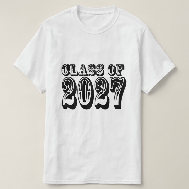 Western Class of 2027 Examen T Shirt (Design framsida)