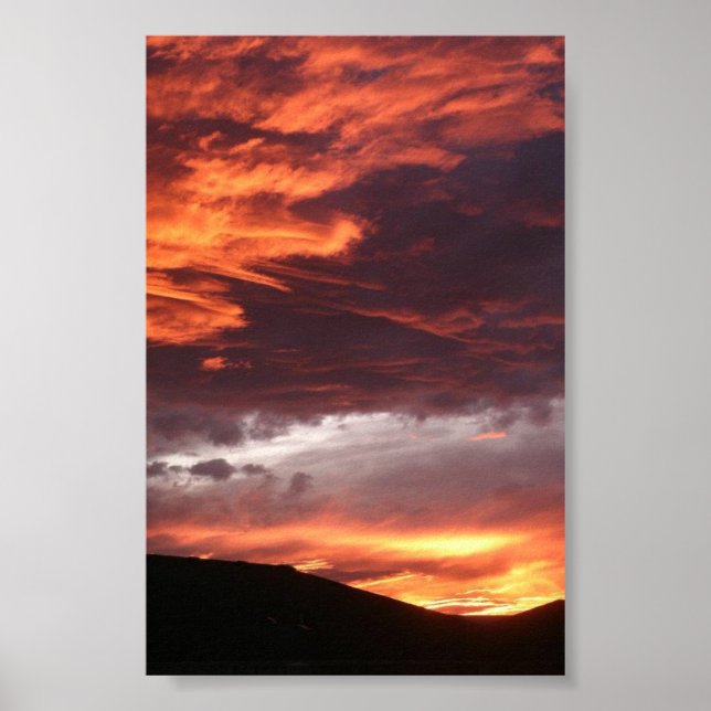 Western Colorado Sunset Poster (Framsidan)