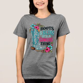 Western Country Grafisk T-shirt