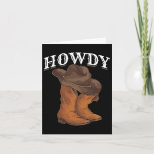 Western Cowboy Boots Cowboy Hat Howdy Cowboy Kort