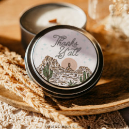 Western Cowboy Boy Baby Shower Tack så mycket Runt Klistermärke