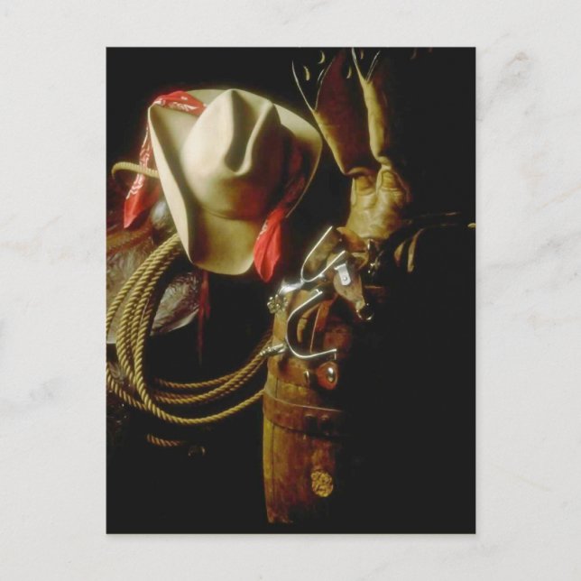 Western Cowboy Cowgirl-Tillfällen PC Vykort (Framsida)
