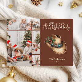 Western Cowboy Hat jul 5 Photo Julkort