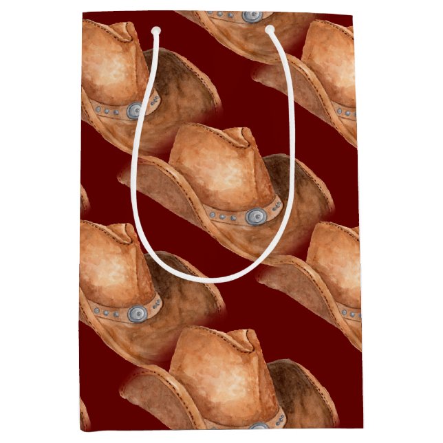 Western Cowboy Hat Mönster (Framsidan)