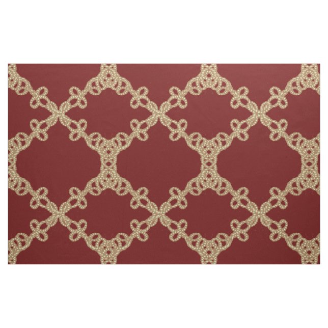 Western Cowboy Lasso-utskrift Tyg (Fat Quarter)