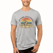 Western Cowboy Nötkreatursupprensning T-shirt, Vin