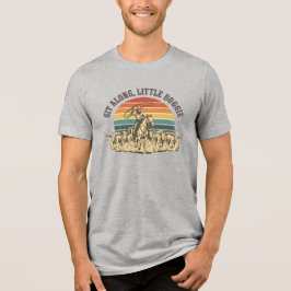 Western Cowboy Nötkreatursupprensning T-shirt, Vin T Shirt