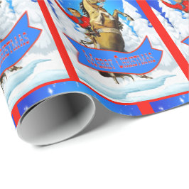 Western Cowboy på hästgod jul Presentpapper