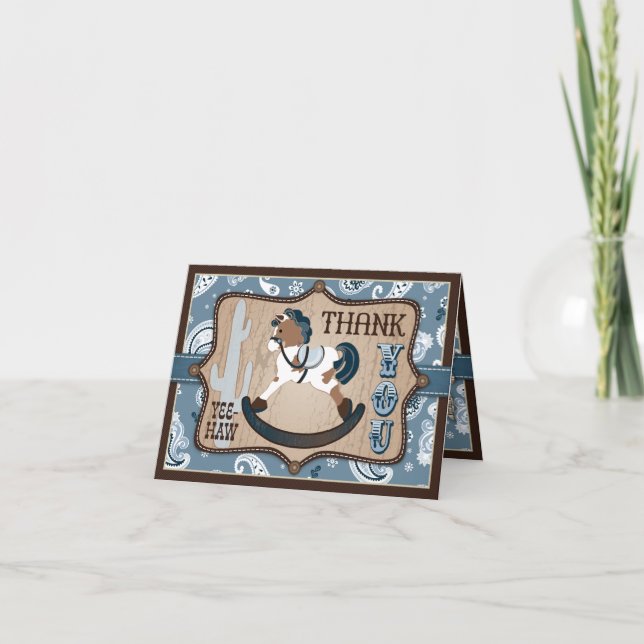 Western Cowboy Rocking Horse Bandanna Tack (Framsida)