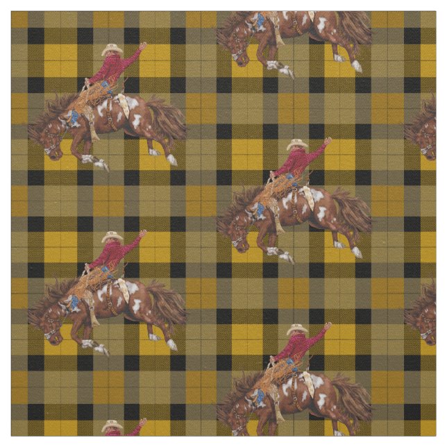 Western Cowboy-Rodeo Bronco Buster Tyg (Provkarta)