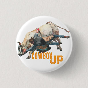 Western Cowboy Rodeo Bull Knapp