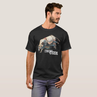 Western Cowboy Rodeo Bull T Shirt