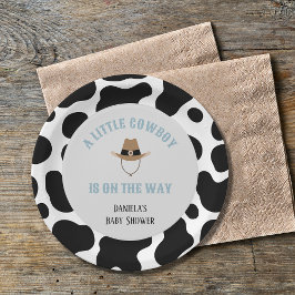 Western Cowboy Rodeo Cow Print Boy Shower