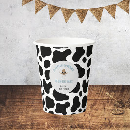 Western Cowboy Rodeo Cow Print Boy Shower