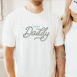 Western Cowboy Rodeo Daddy Custom T Shirt<br><div class="desc">Looking for the perfect gift for the best Daddy of a little cowgirl or cowboy? This western Rodeo Daddy shirt is the perfect gift for all country lovin' Dads! The unique rope font that says "Rodeo Daddy" is surrounded by sparkling blue stars. Easy to personalize the year. This is a...</div>