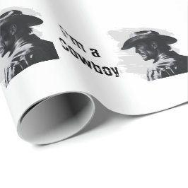 Western Cowboy Wrapping Papper | Gåvor till honom Presentpapper