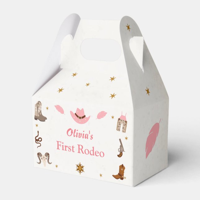 Western CowboyFödelsedagsfest Presentaskar (Framsidan Sidan)