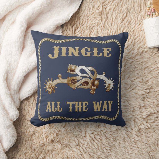 Western Cowboyssnört, allt på det sättet Kudde (Filt)