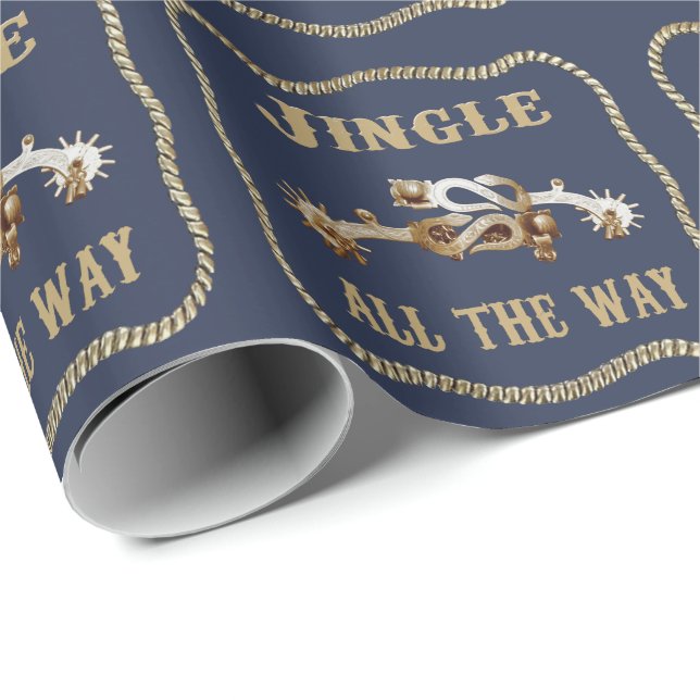 Western Cowboyssnört, allt på det sättet Presentpapper (Rullad Hörn)