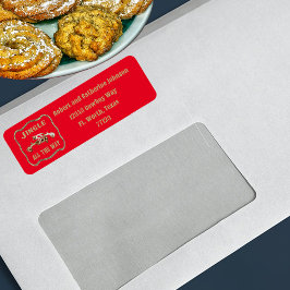 Western Cowboyssnört, allt på det sättet Returadress Etikett