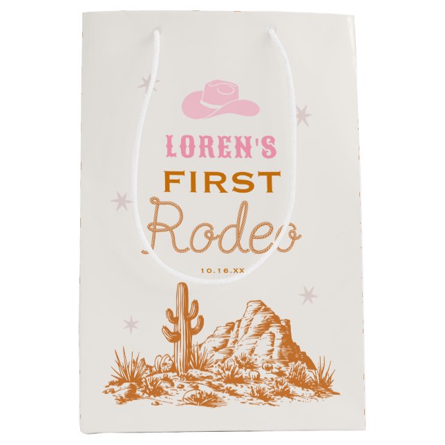 Western Cowgirl 1st Rodeo Birthday (Framsidan)