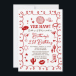 Western Cowgirl 30th Birthday Invitation Inbjudningar<br><div class="desc">Disco Ball Cowgirl Boot Floral Western Invitation.
Rustic 21st,  30th,  or 40th Western Cowgirl Birthday.</div>