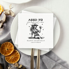 Western Cowgirl Aged to Perfection Birthday Party  Pappersservett