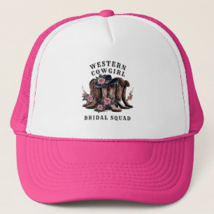 Western Cowgirl Bröllopsskjorta för Brudtärnor Keps