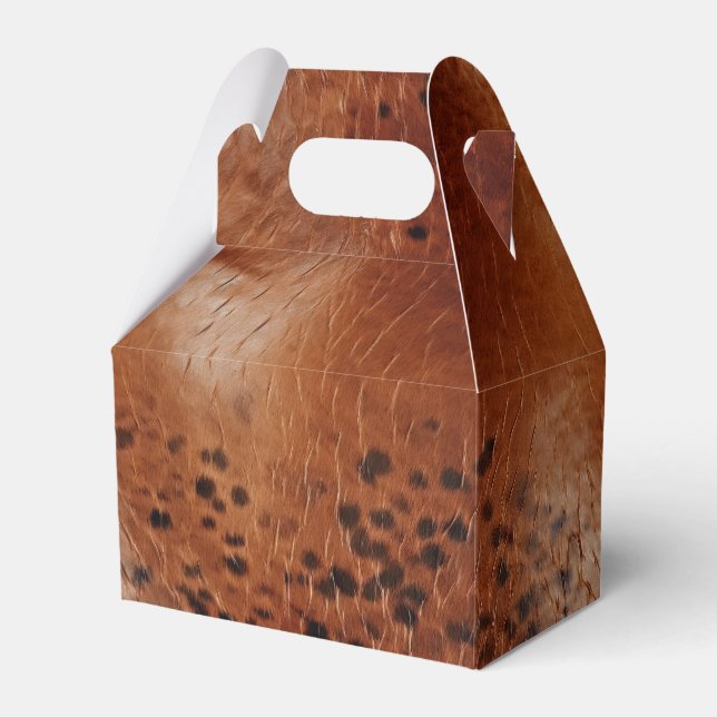 Western Cowgirl Brown Black Presentaskar (Framsidan Sidan)