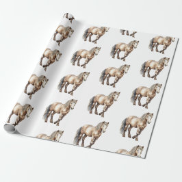 Western Cowgirl Cowboy Horse Birthday Presentpapper