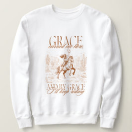Western Cowgirl Grace Carried Me Here T Shirt