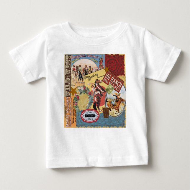 western cowgirl i modern vintage tee (Framsida)