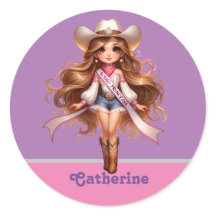 Western Cowgirl Rodeo Princess 1 Personlig