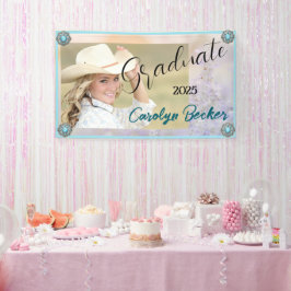 Western Cowgirl Studenten Photo Banner
