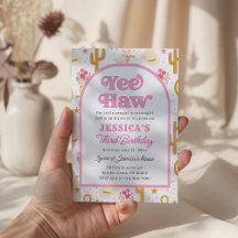 Western Cowgirl Third Rodeo 3rd Birthday Party