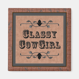 Western Cowgirlmagnet Magnet