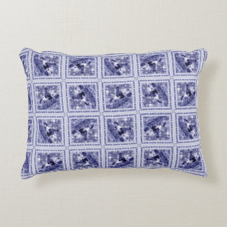 Western Denim Blue Delft Tile  Prydnadskudde