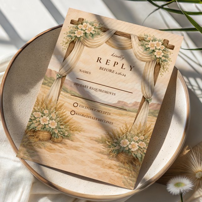 Western Desert Arch Wedding OSA Kort (Skapare uppladdad)