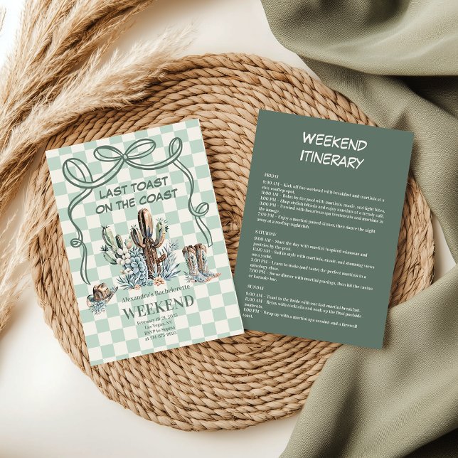 Western Desert Bachelorette Inbjudningar (Skapare uppladdad)