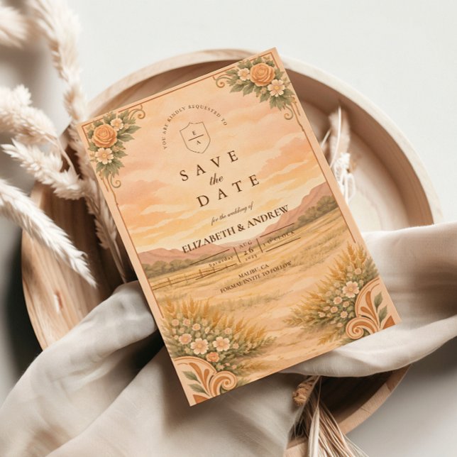 Western Desert Canyon Wedding Spara Datumet (Skapare uppladdad)