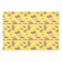 Western Desert Cowboyhorse Mesa Cactus Rustic