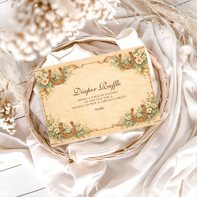 Western Desert Horseshoe Diapper Raffle  Tilläggskort (Skapare uppladdad)