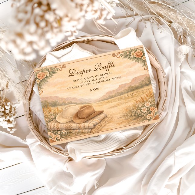 Western Desert Saddle Diapper Raffle  Tilläggskort (Skapare uppladdad)